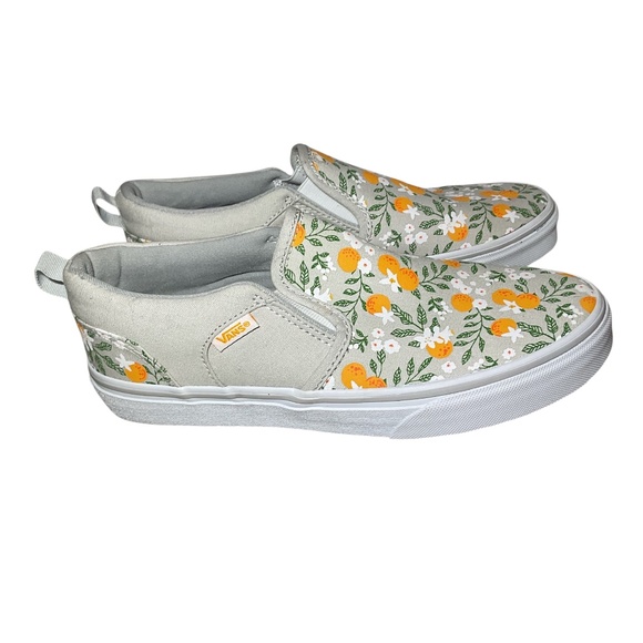 Vans New Missy Asher Slip-On Sneaker in Citrus Floral Size 5 - Picture 1 of 9